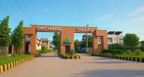 Cinematic Flight over Orchard Villas Mardan